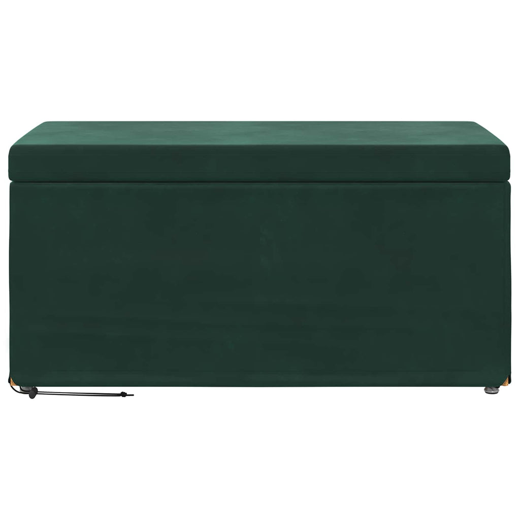 vidaXL Halka Ciemna zieleń 81 x 41 x 40 cm Welur i drewno inżynieryjne