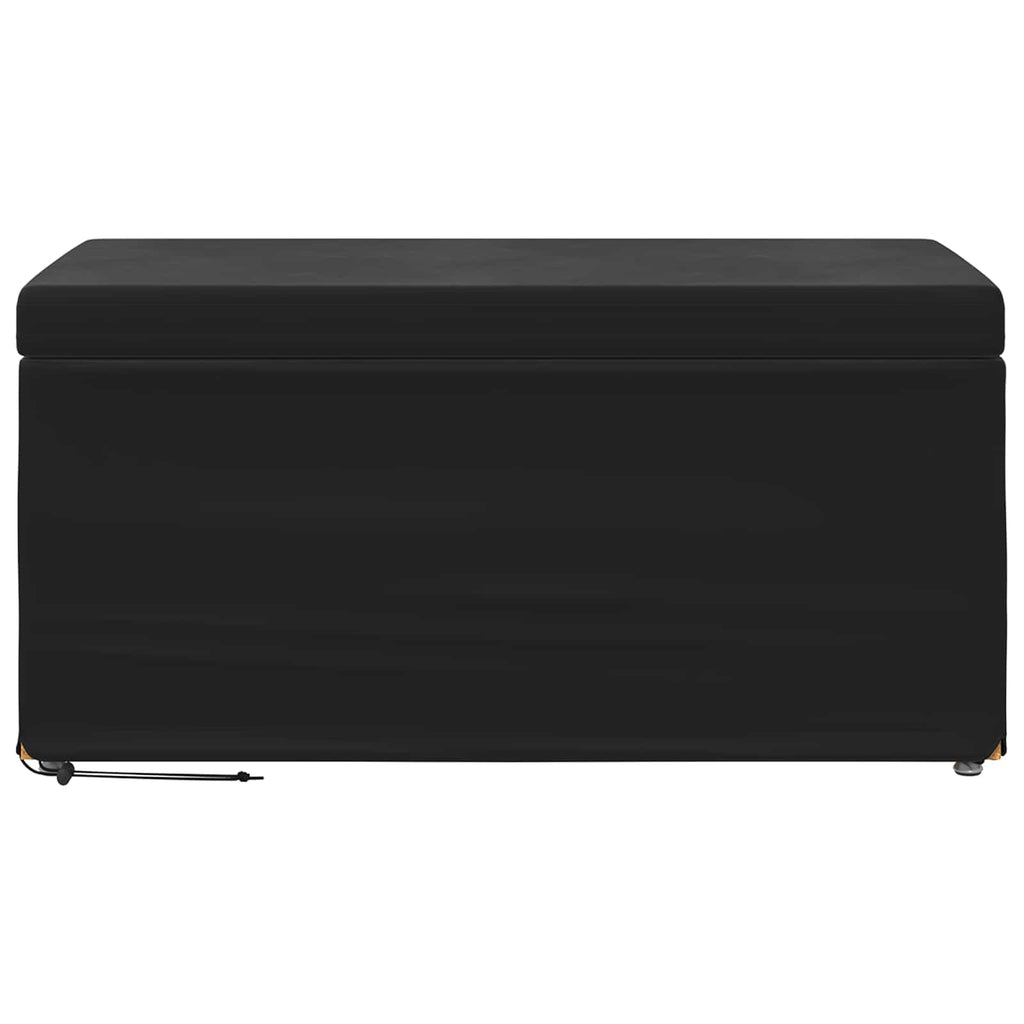 vidaXL Halka Czarny 81 x 41 x 40 cm Welur i drewno inżynieryjne