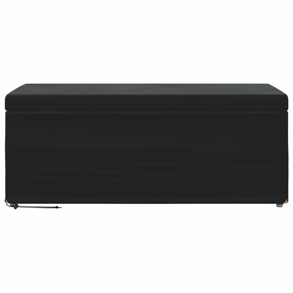vidaXL Halka Czarny 101 x 41 x 40 cm Welur i drewno inżynieryjne