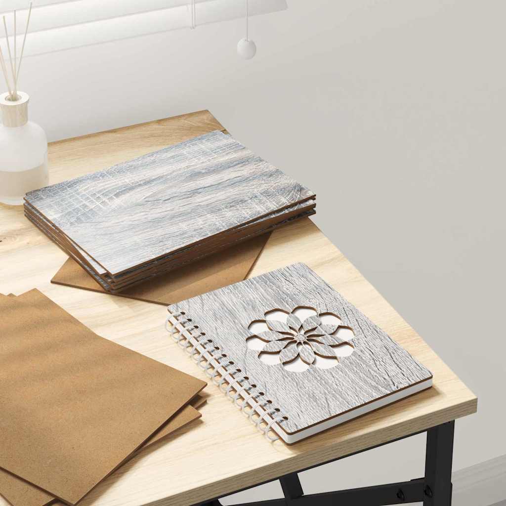 vidaXL Panele dekoracyjne 12 pcs Szary Sonoma 15 x 21 x 0.27 cm