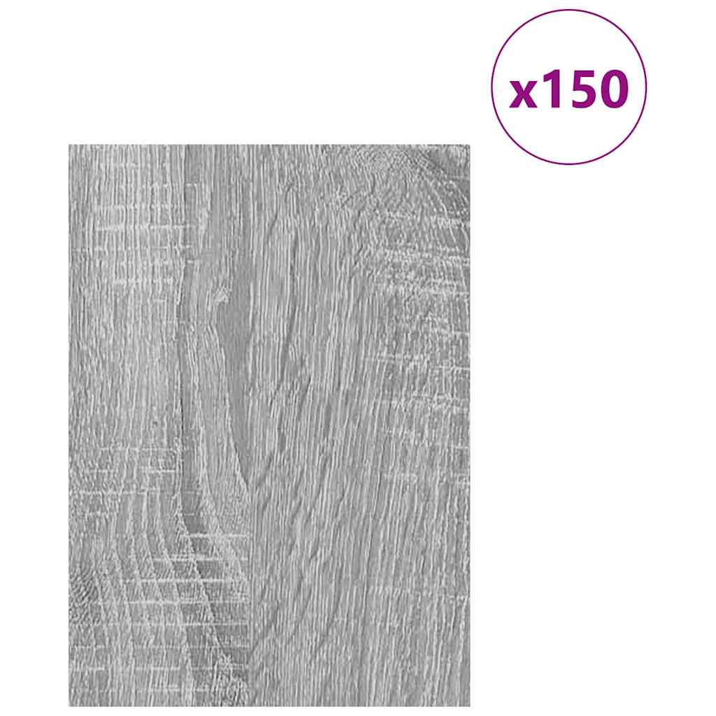 vidaXL Panele dekoracyjne 150 pcs Szary Sonoma 15 x 21 x 0.27 cm