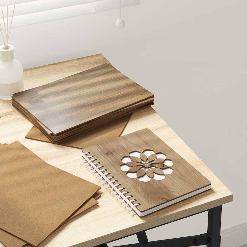 vidaXL Panele dekoracyjne 12 pcs Dąb rzemieślniczy 15 x 21 x 0.27 cm