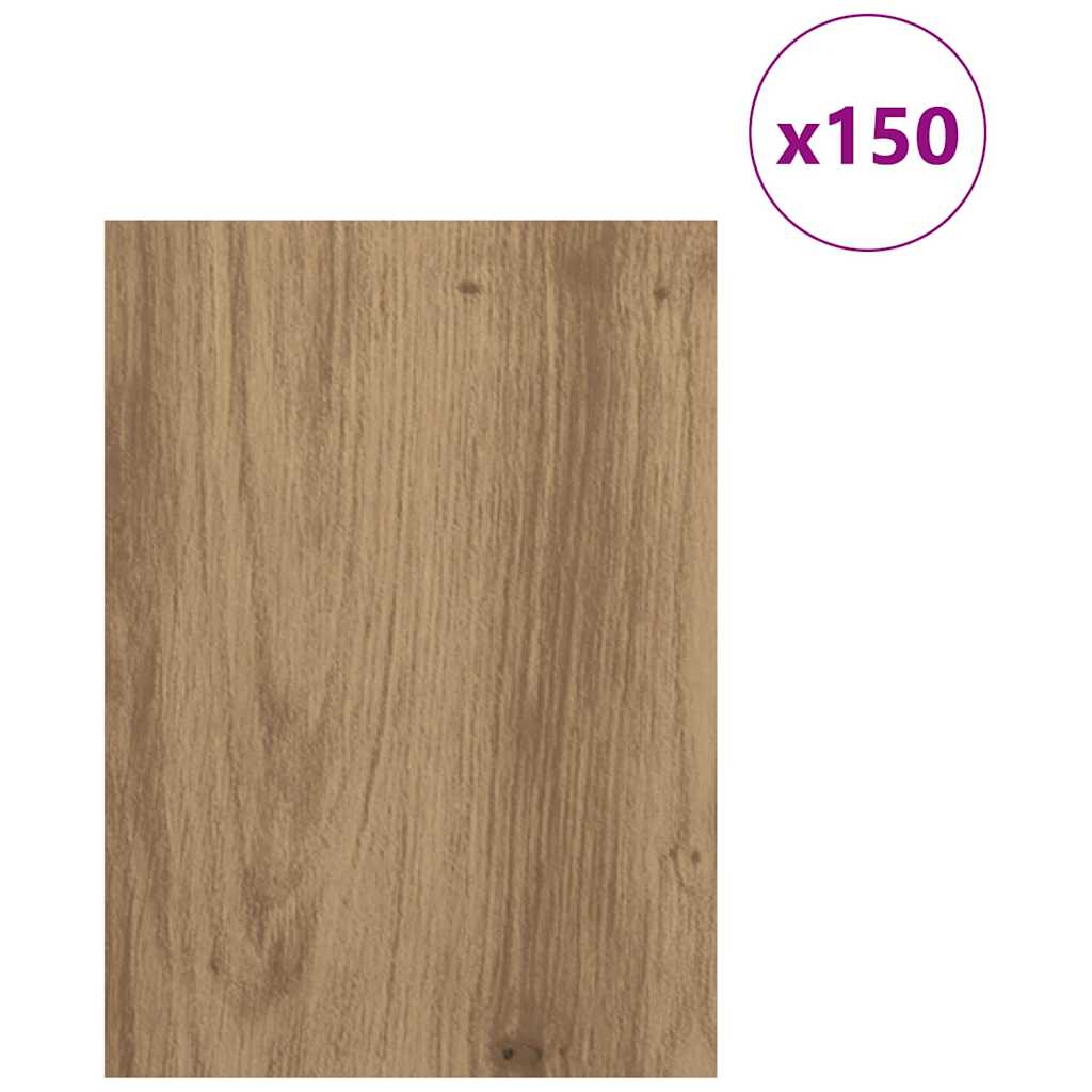 vidaXL Panele dekoracyjne 150 pcs Dąb rzemieślniczy 15 x 21 x 0.27 cm