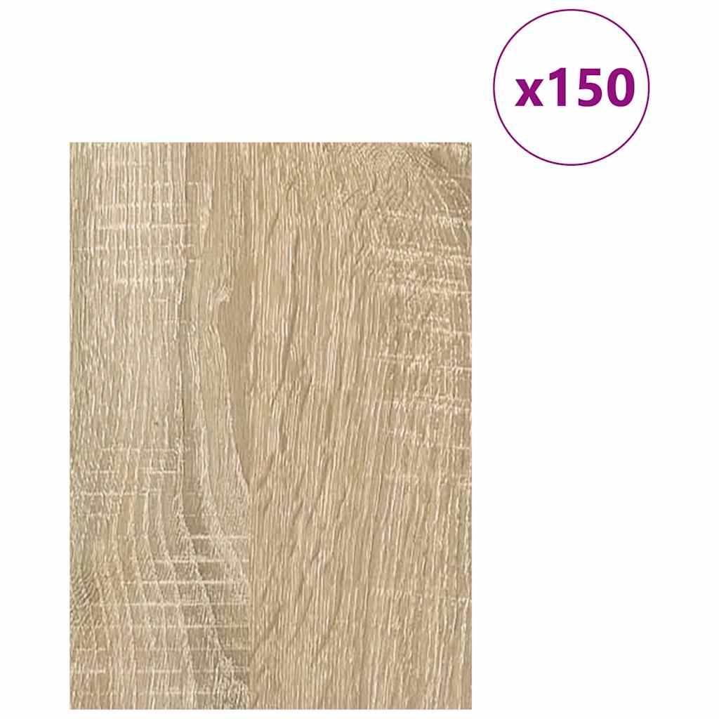 vidaXL Panele dekoracyjne 150 pcs Dąb Sonoma 21 x 30 x 0,27 cm