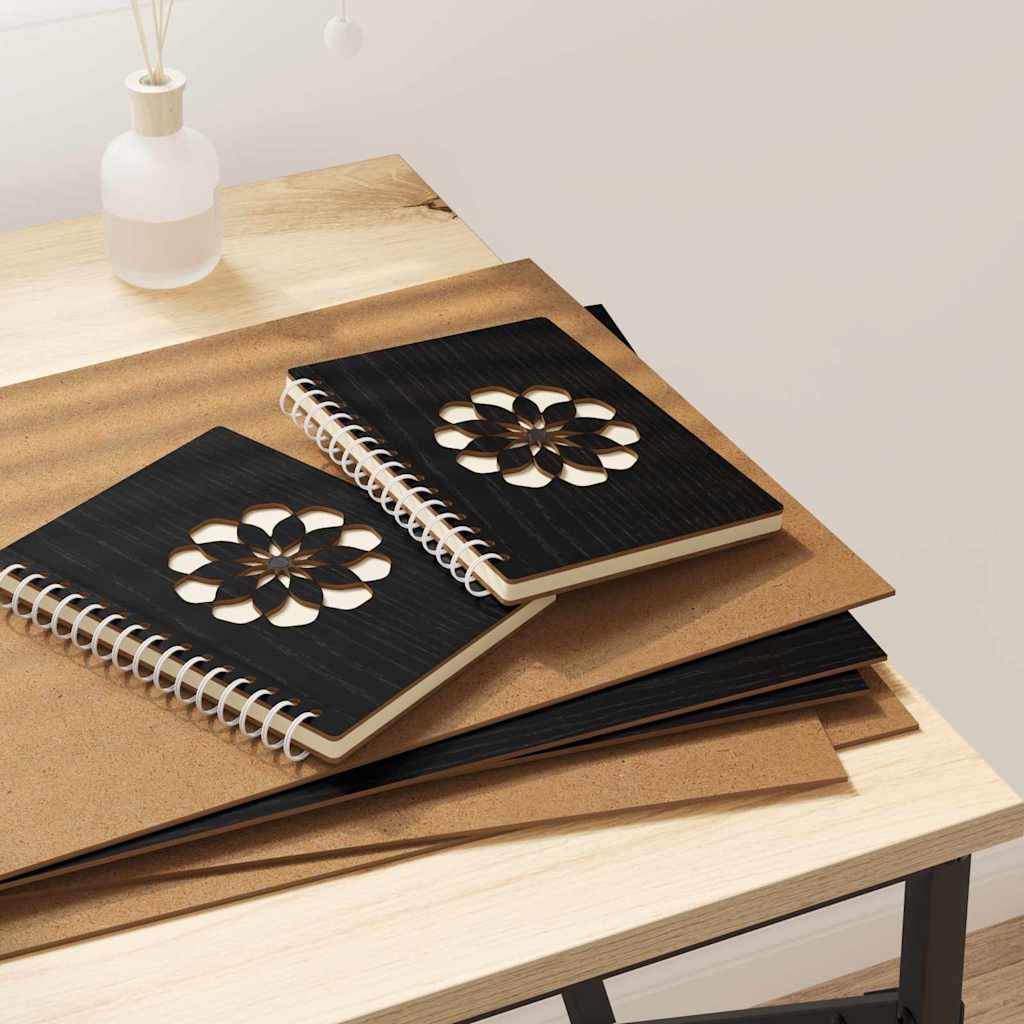 vidaXL Panele dekoracyjne 50 pcs Czarny Dąb 30 x 42 x 0,27 cm