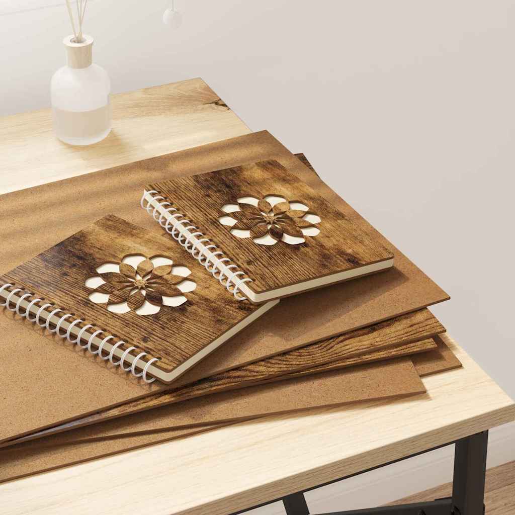 vidaXL Panele dekoracyjne 50 pcs Dąb wędzony 30 x 42 x 0,27 cm