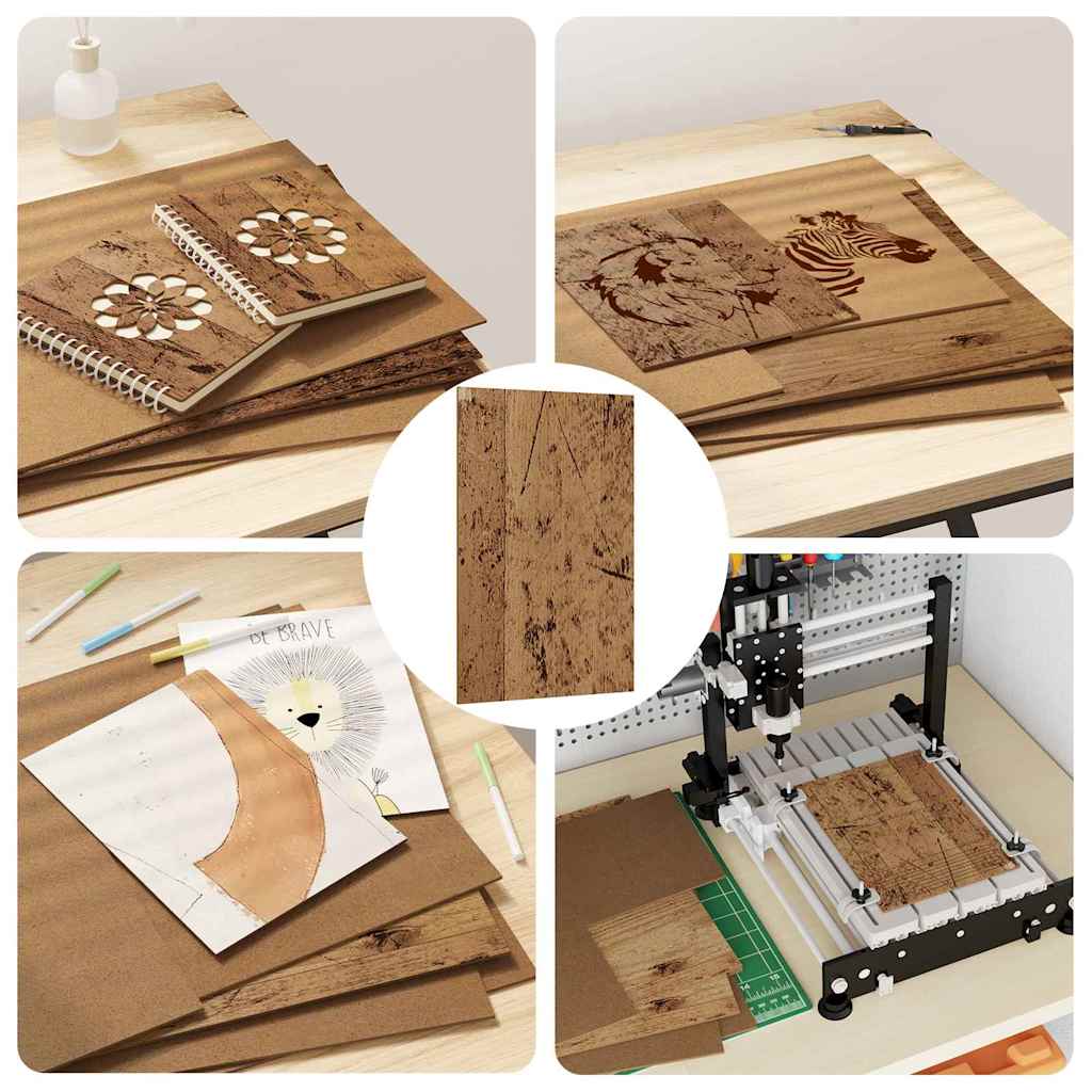 vidaXL Panele dekoracyjne 12 pcs Stare drewno 30 x 42 x 0,27 cm