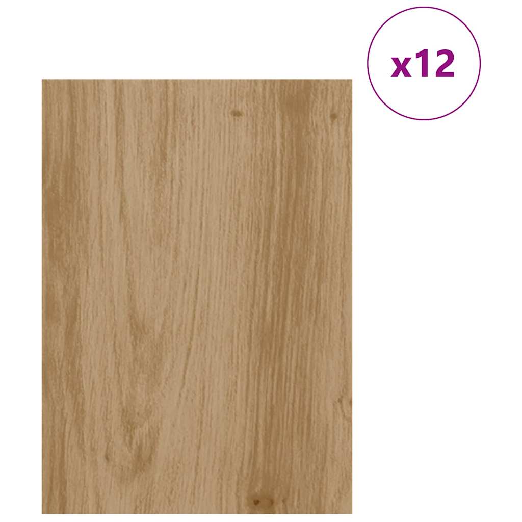 vidaXL Panele dekoracyjne 12 pcs Dąb rzemieślniczy 30 x 42 x 0,27 cm