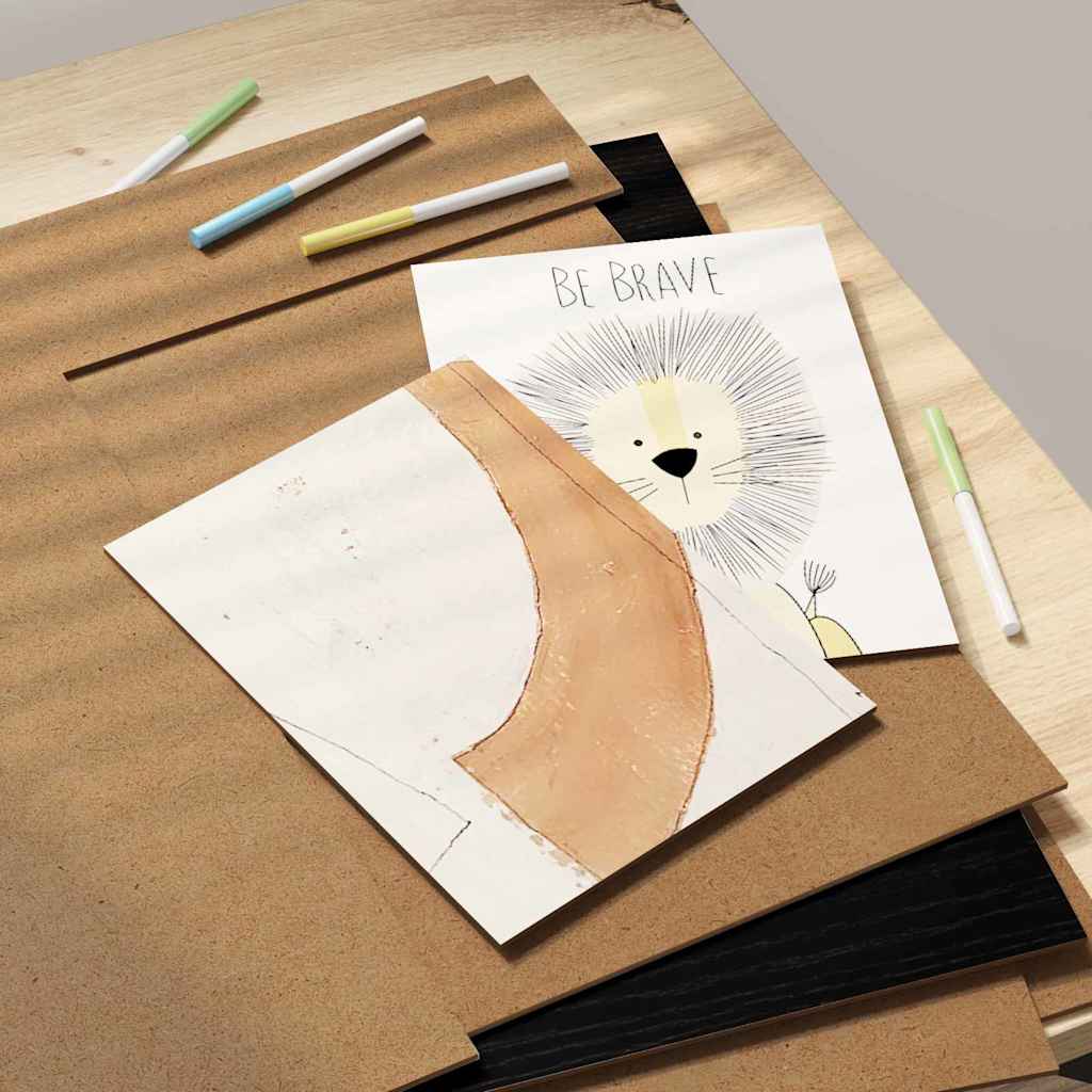 vidaXL Panele dekoracyjne 50 pcs Czarny Dąb 40 x 60 x 0.27 cm