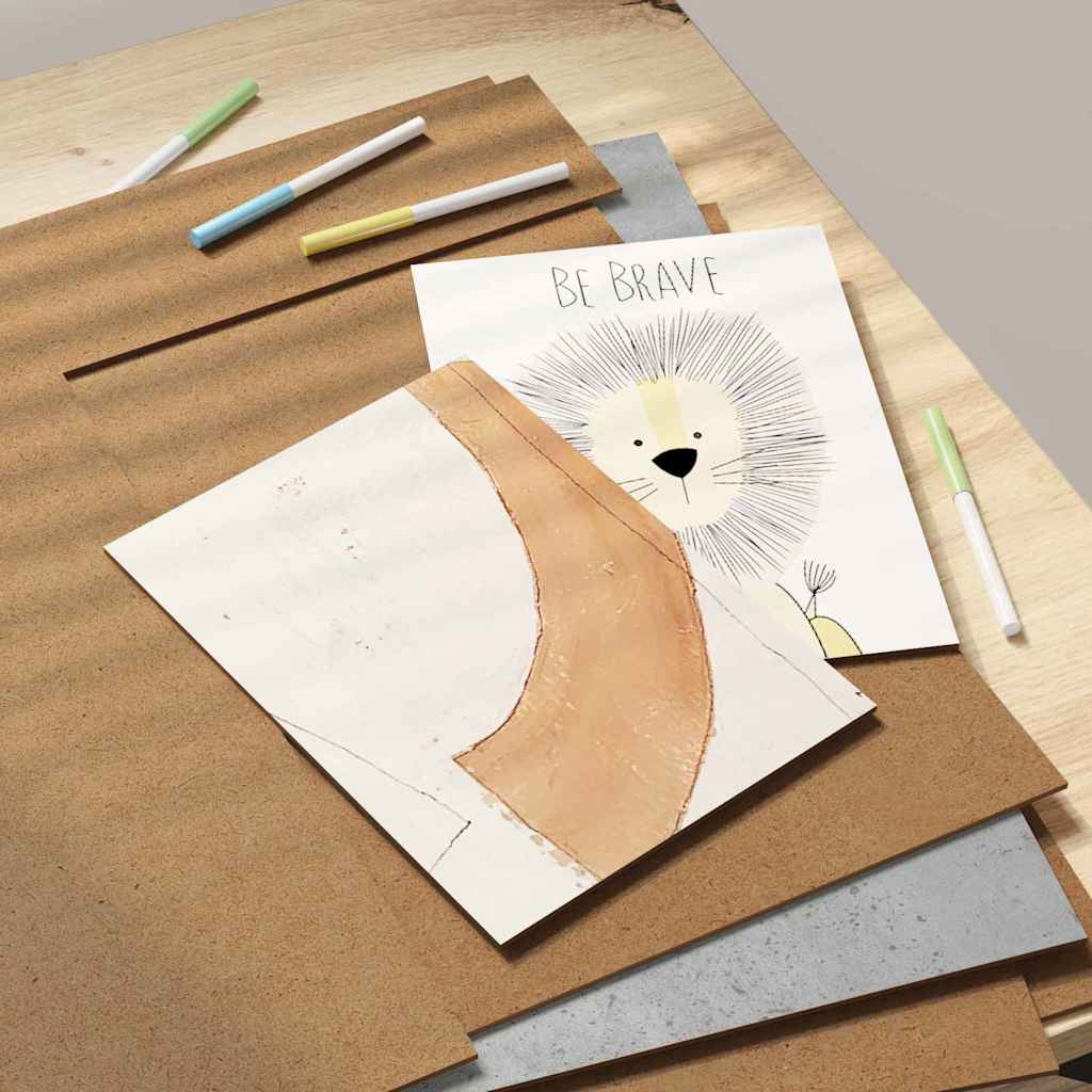 vidaXL Panele dekoracyjne 50 pcs Betonowy szary 40 x 60 x 0.27 cm