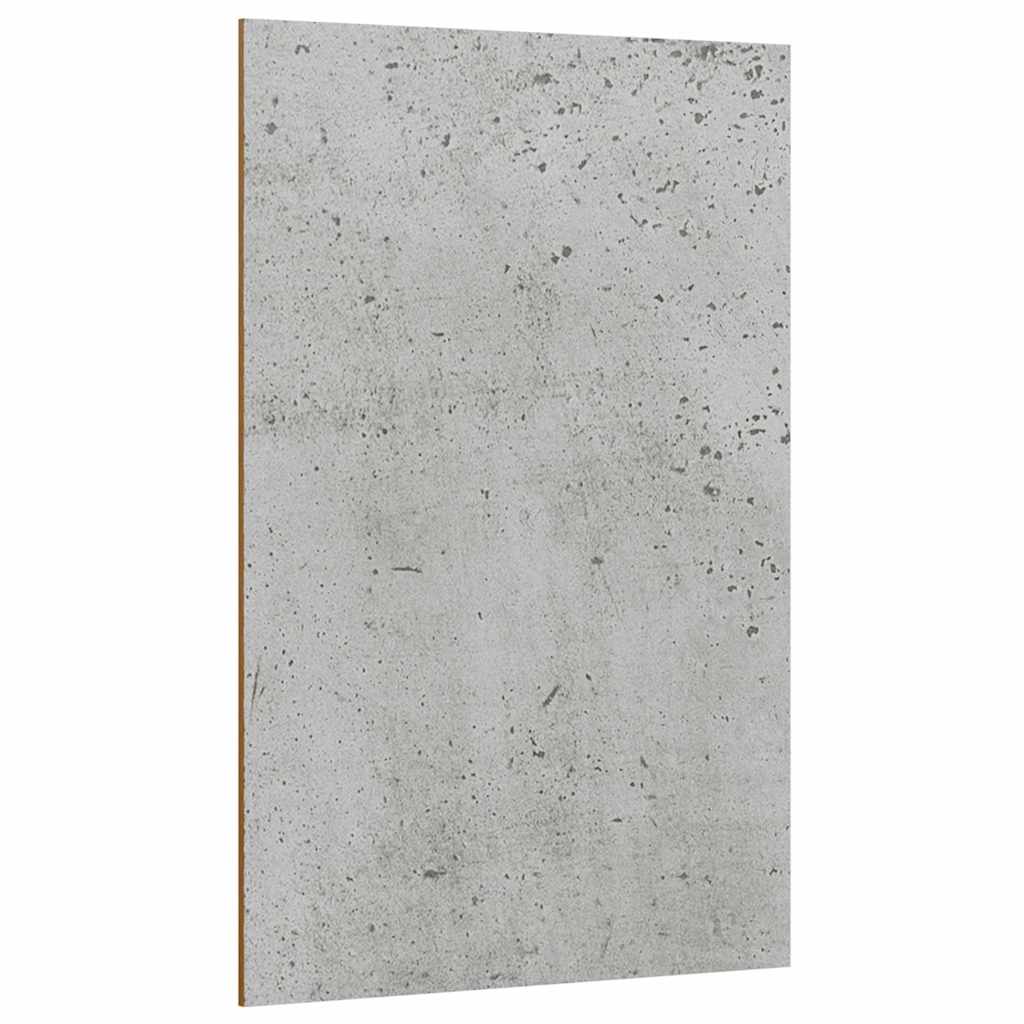 vidaXL Panele dekoracyjne 50 pcs Betonowy szary 40 x 60 x 0.27 cm