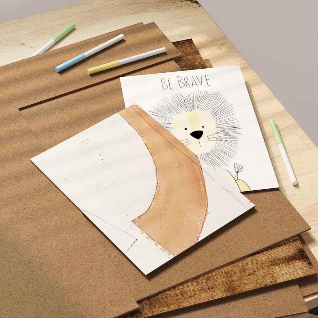 vidaXL Panele dekoracyjne 50 pcs Dąb wędzony 40 x 60 x 0.27 cm