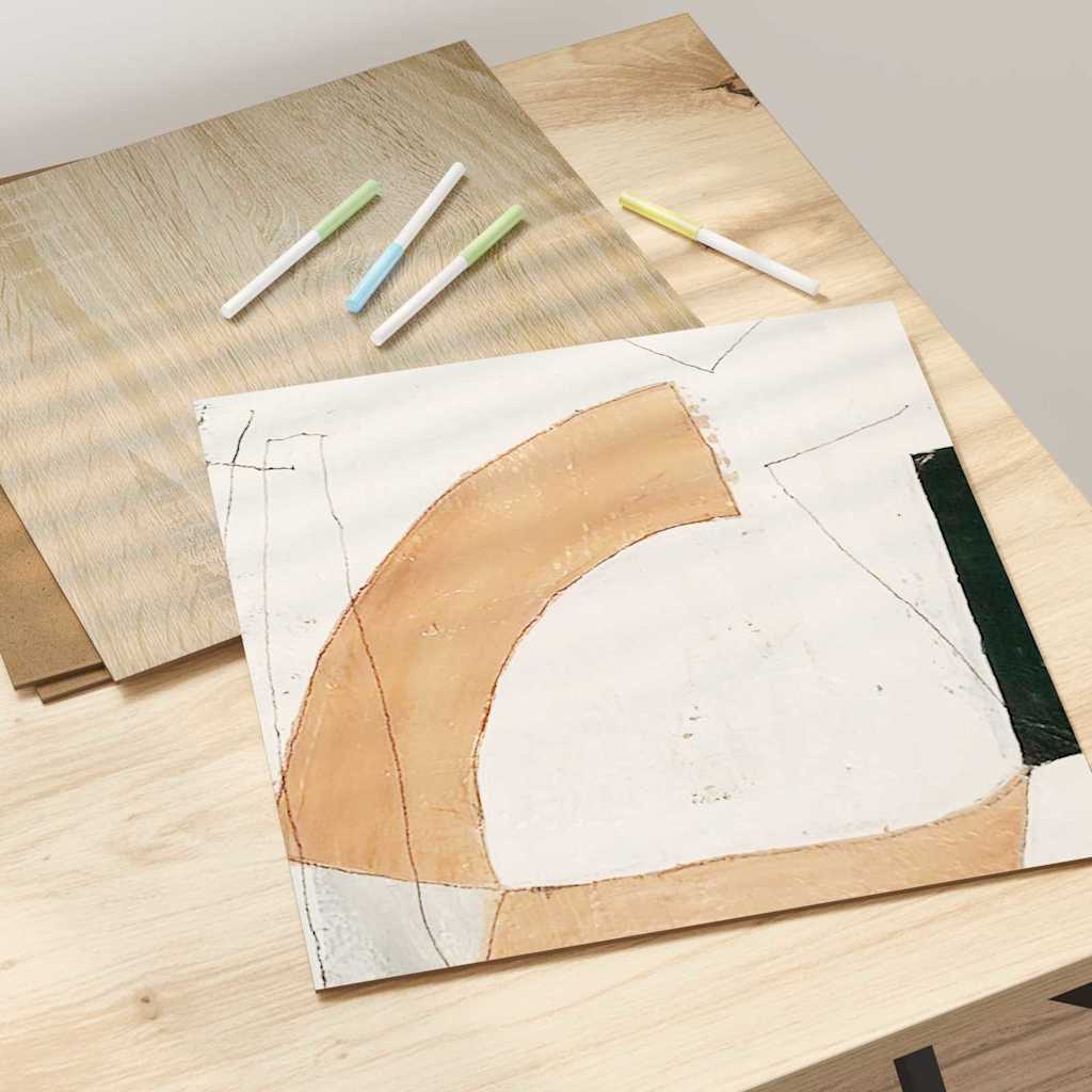 vidaXL Panele dekoracyjne 50 pcs Dąb Sonoma 30 x 30 x 0.27 cm