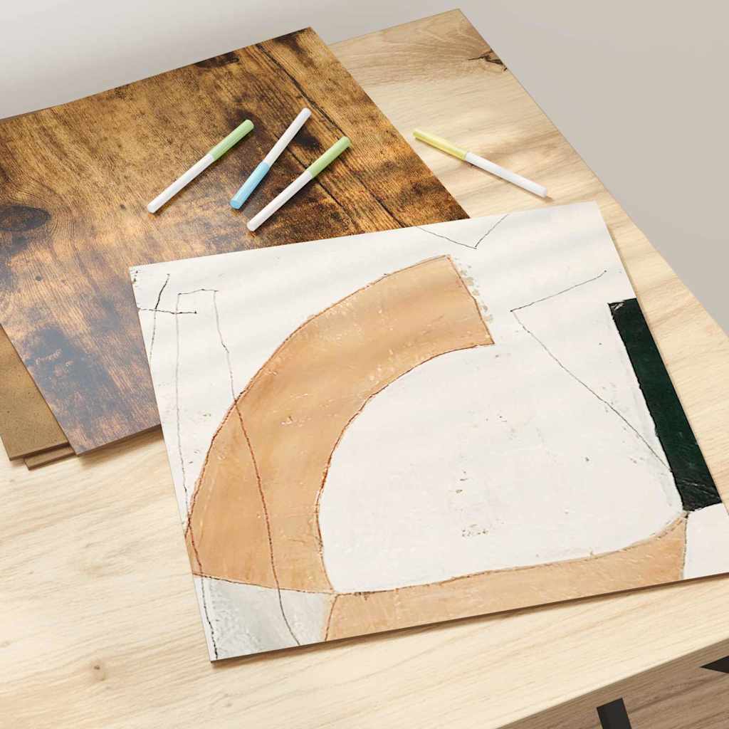 vidaXL Panele dekoracyjne 50 pcs Dąb wędzony 30 x 30 x 0.27 cm