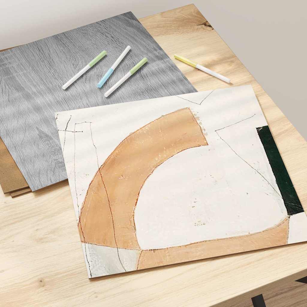 vidaXL Panele dekoracyjne 50 pcs Szary Sonoma 30 x 30 x 0.27 cm