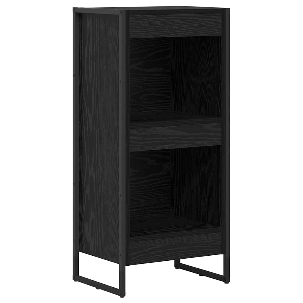 vidaXL Szafka na książki Czarny Dąb 40 x 30 x 86,5 cm