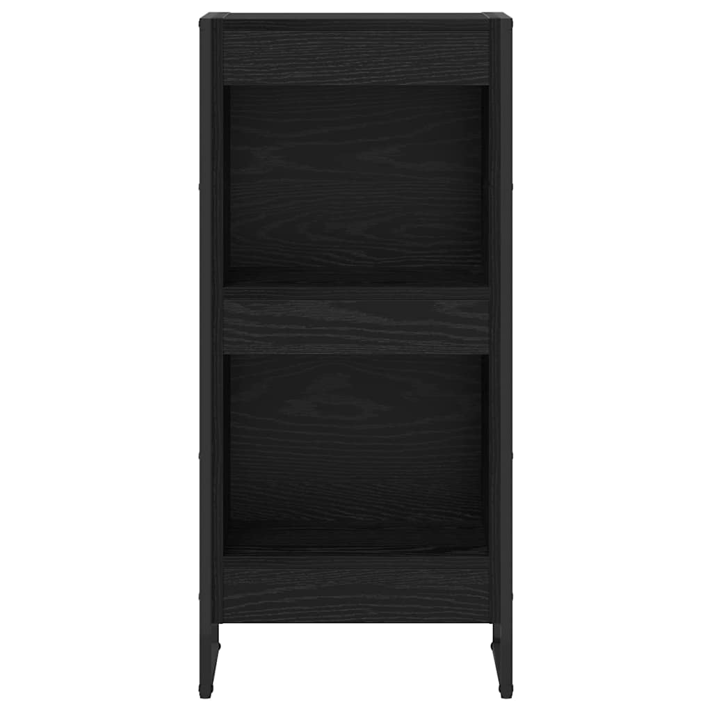 vidaXL Szafka na książki Czarny Dąb 40 x 30 x 86,5 cm