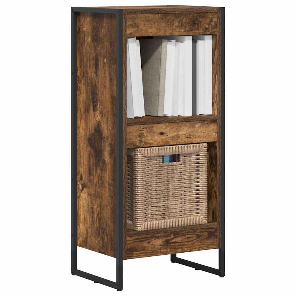 vidaXL Szafka na książki Dąb dymny 40 x 30 x 86,5 cm