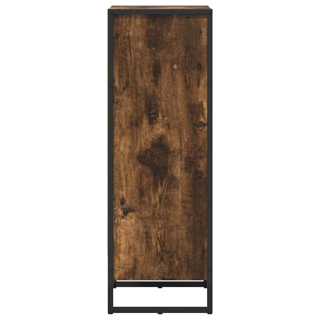 vidaXL Szafka na książki Dąb dymny 40 x 30 x 86,5 cm