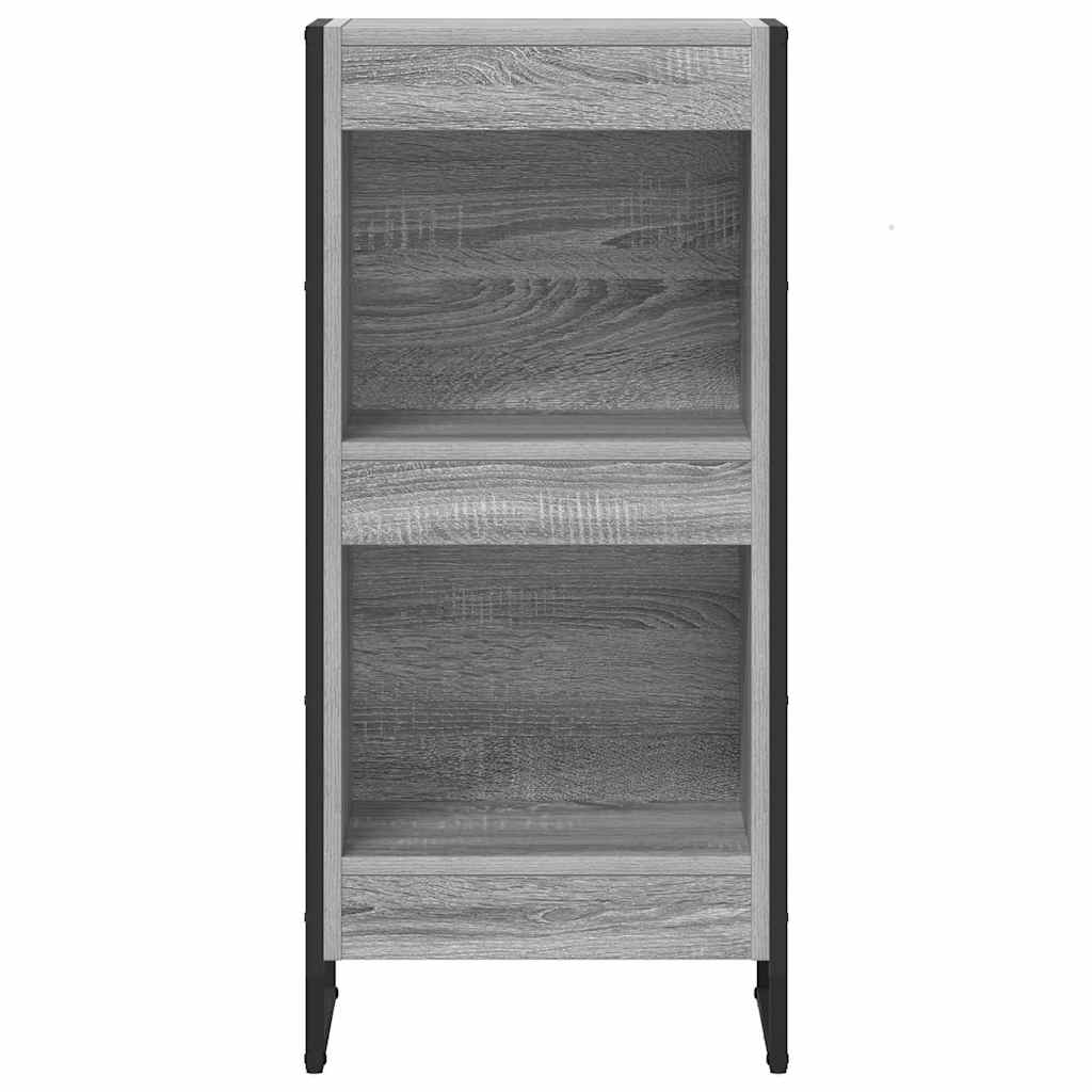 vidaXL Szafka na książki Szary Sonoma 40 x 30 x 86,5 cm