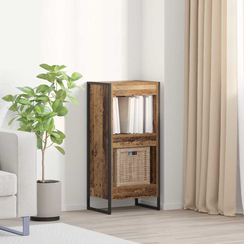 vidaXL Szafka na książki Stare drewno 40 x 30 x 86,5 cm