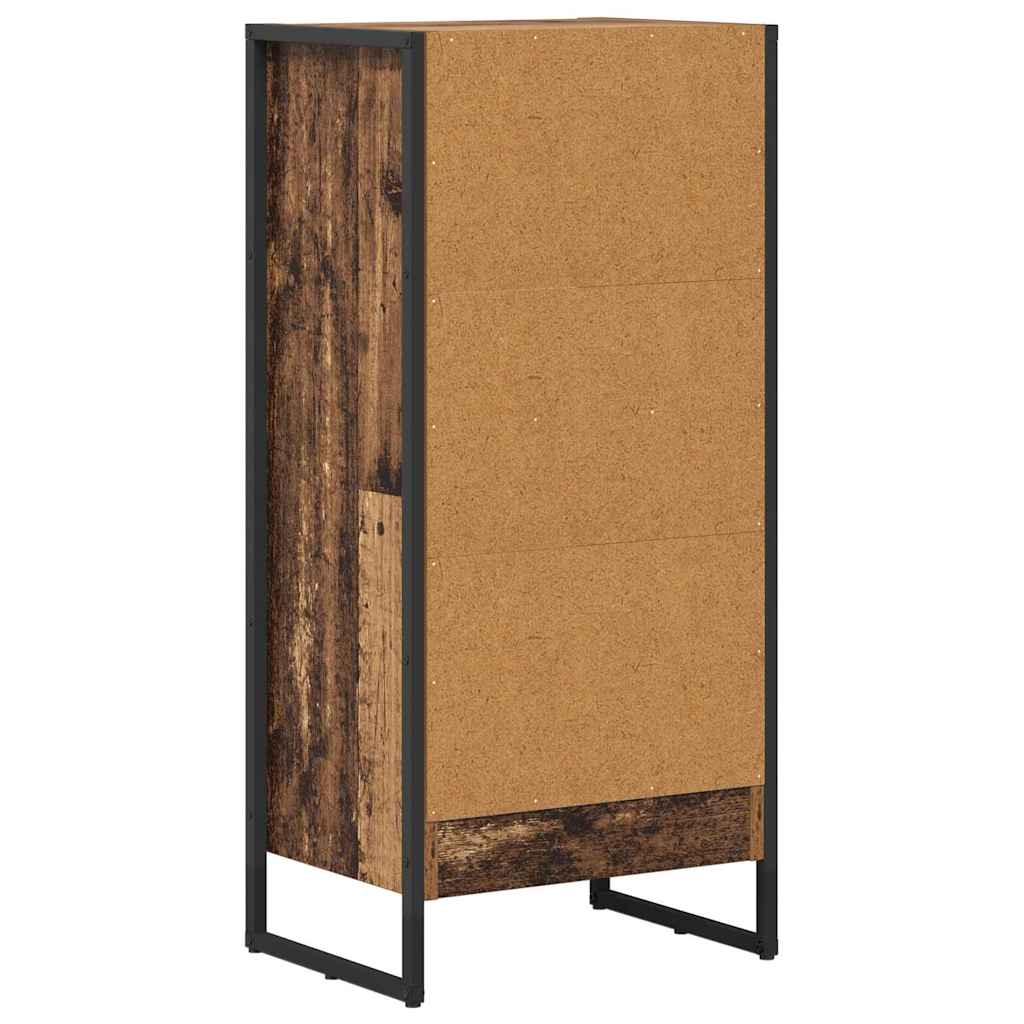vidaXL Szafka na książki Stare drewno 40 x 30 x 86,5 cm