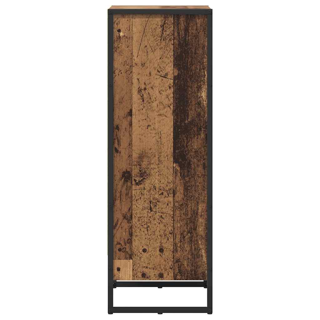 vidaXL Szafka na książki Stare drewno 40 x 30 x 86,5 cm
