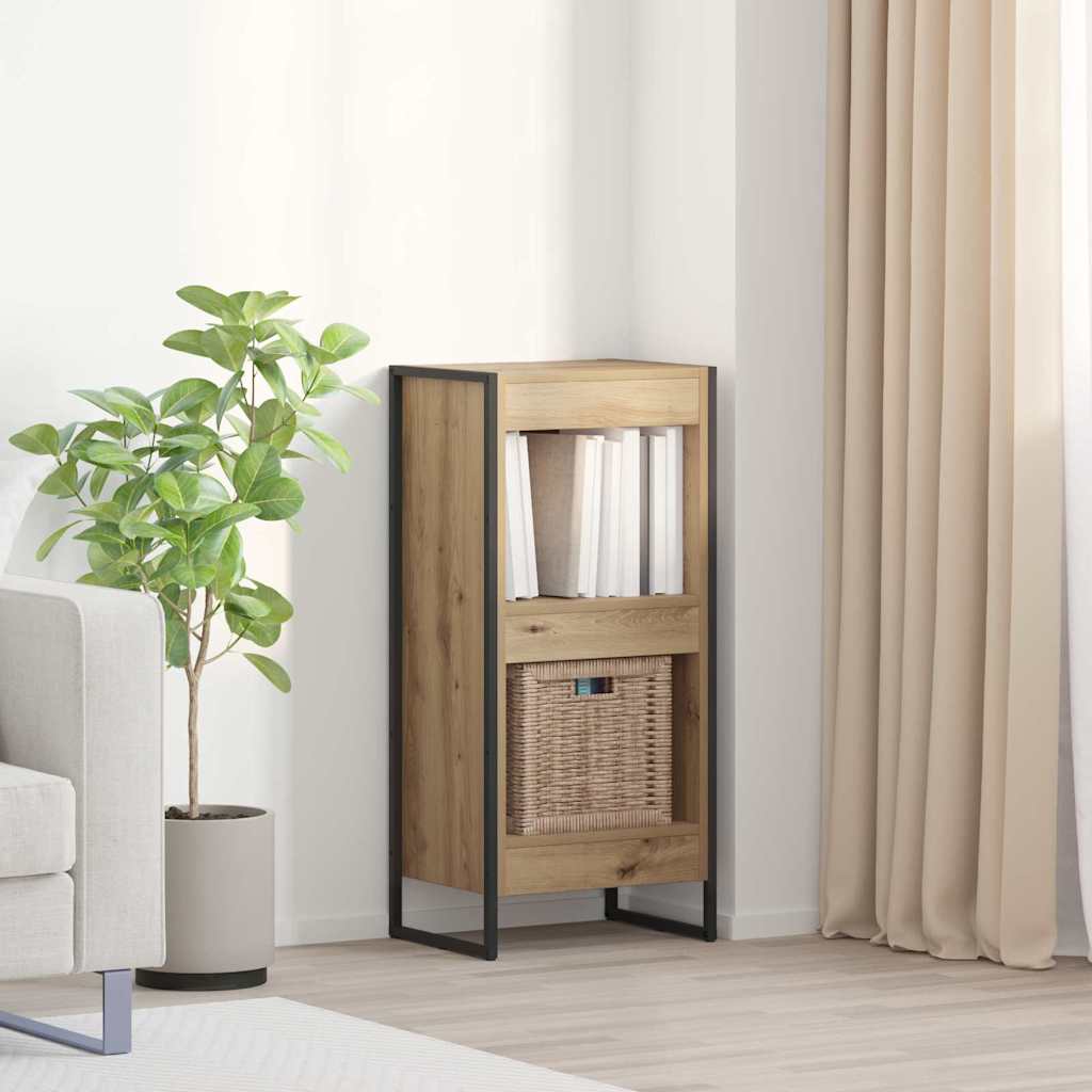 vidaXL Szafka na książki Dąb rzemieślniczy 40 x 30 x 86,5 cm