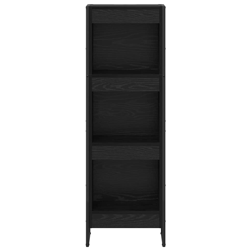 vidaXL Szafka na książki Czarny Dąb 40 x 30 x 121 cm