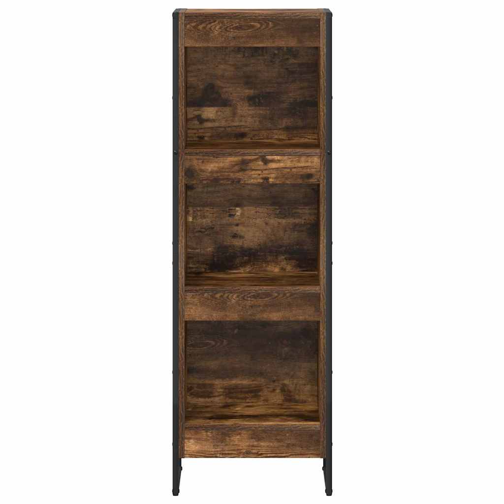 vidaXL Szafka na książki Dąb dymny 40 x 30 x 121 cm