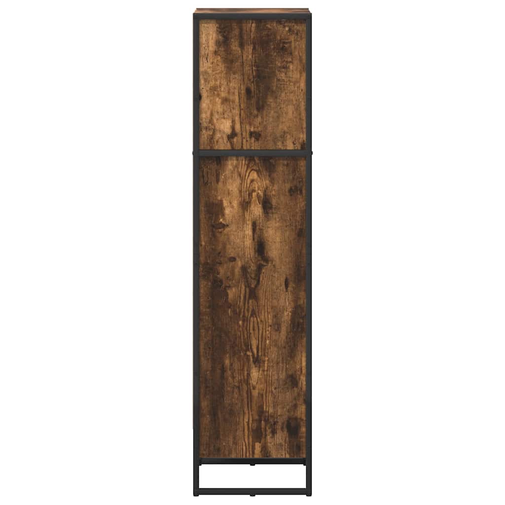 vidaXL Szafka na książki Dąb dymny 40 x 30 x 121 cm