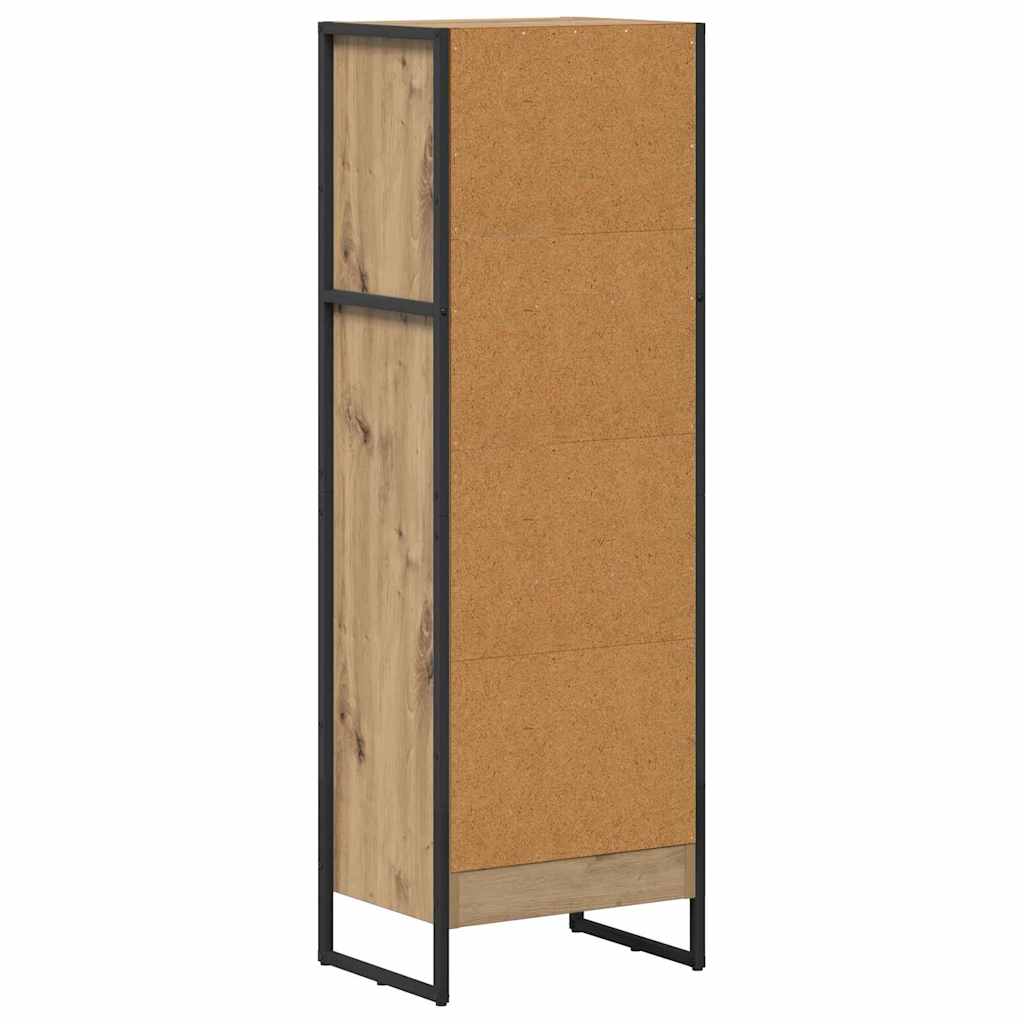 vidaXL Szafka na książki Dąb rzemieślniczy 40 x 30 x 121 cm