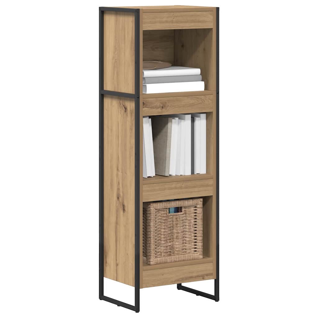 vidaXL Szafka na książki Dąb rzemieślniczy 40 x 30 x 121 cm