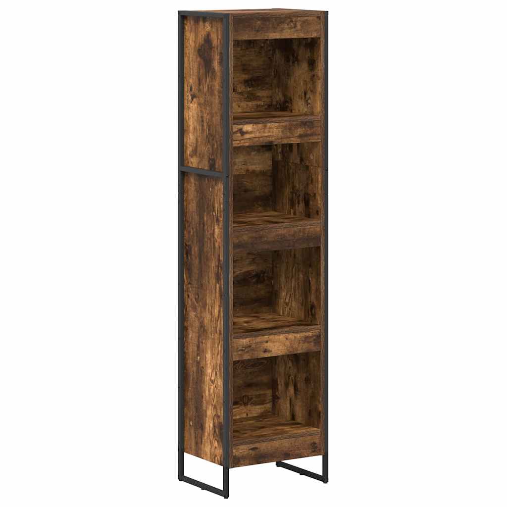 vidaXL Szafka na książki Dąb dymny 40 x 30 x 155 cm