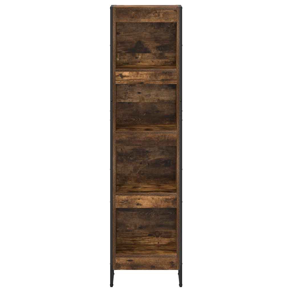 vidaXL Szafka na książki Dąb dymny 40 x 30 x 155 cm