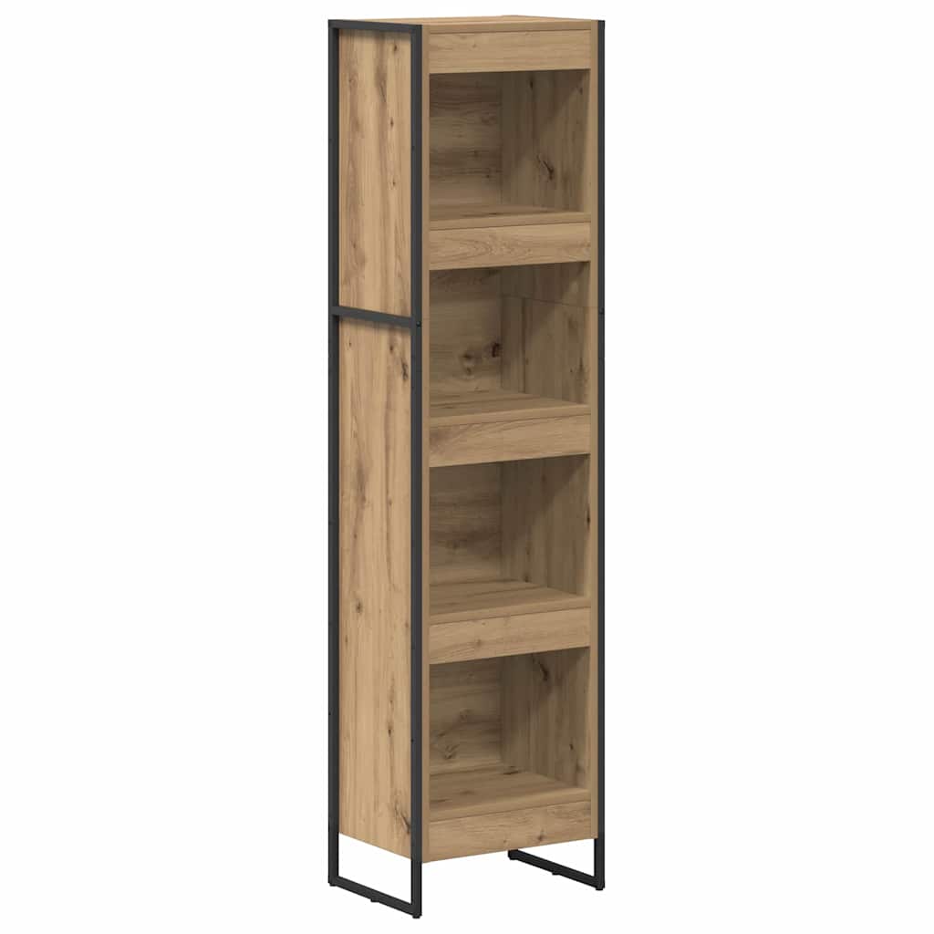 vidaXL Szafka na książki Dąb rzemieślniczy 40 x 30 x 155 cm