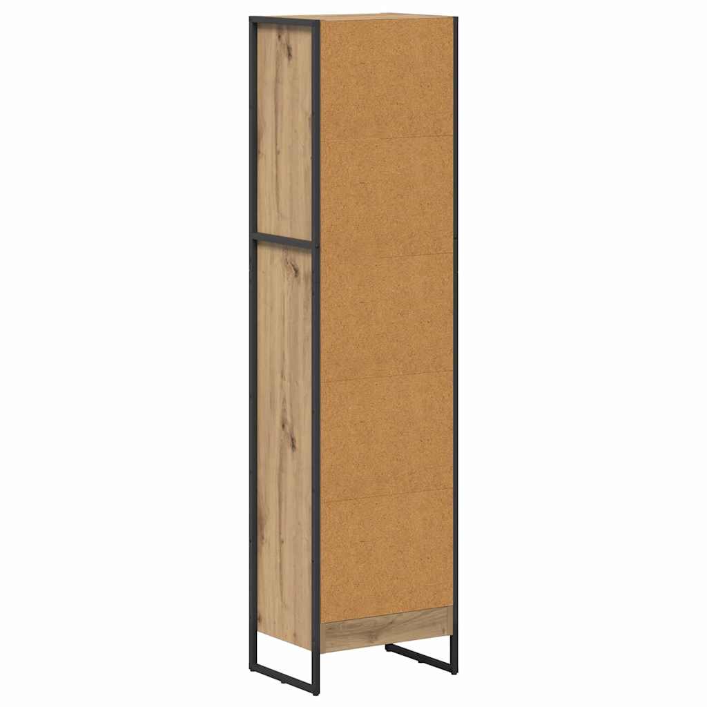 vidaXL Szafka na książki Dąb rzemieślniczy 40 x 30 x 155 cm
