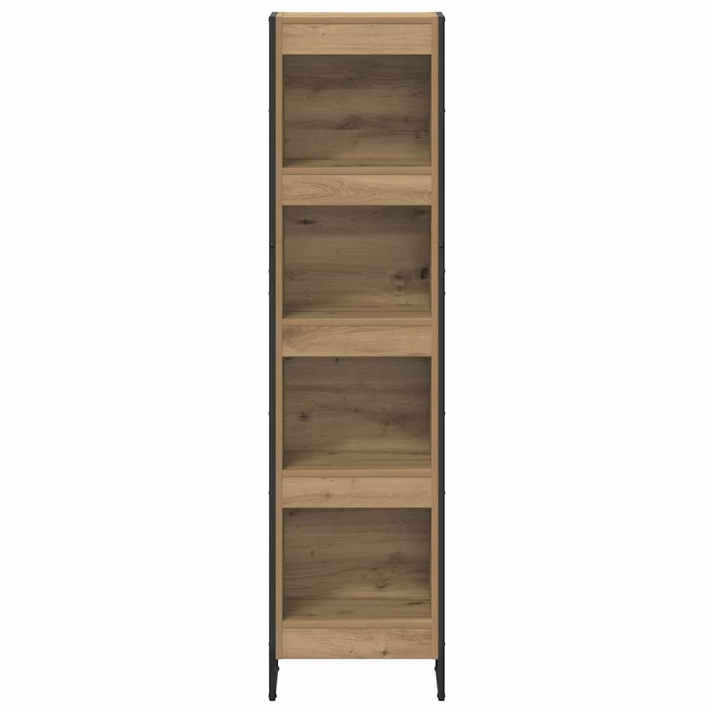 vidaXL Szafka na książki Dąb rzemieślniczy 40 x 30 x 155 cm