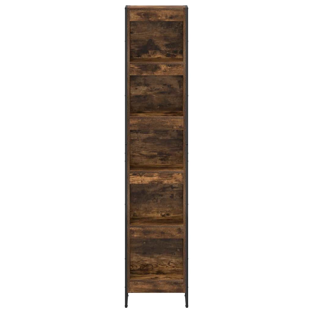vidaXL Szafka na książki Dąb dymny 40 x 30 x 189,5 cm