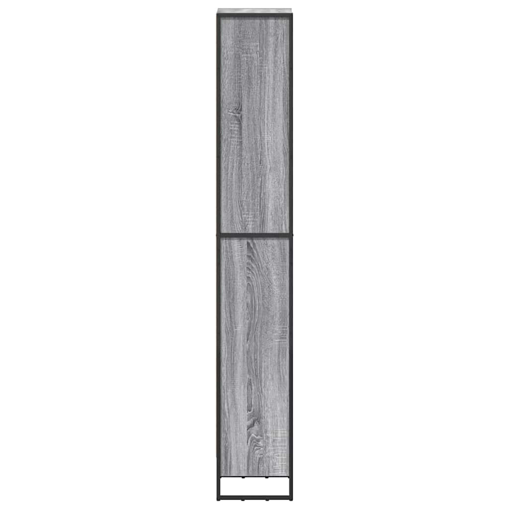 vidaXL Szafka na książki Szary Sonoma 40 x 30 x 189,5 cm