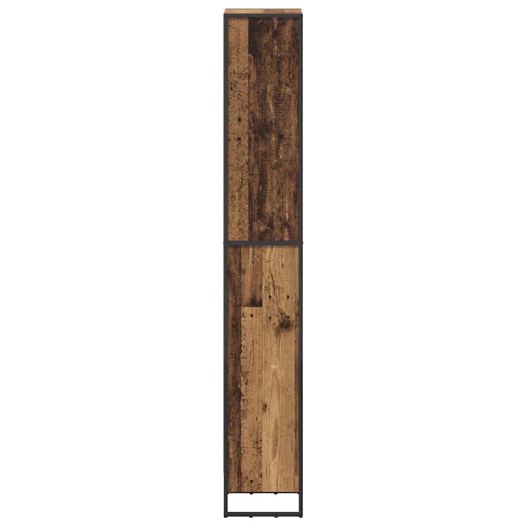 vidaXL Szafka na książki Stare drewno 40 x 30 x 189,5 cm