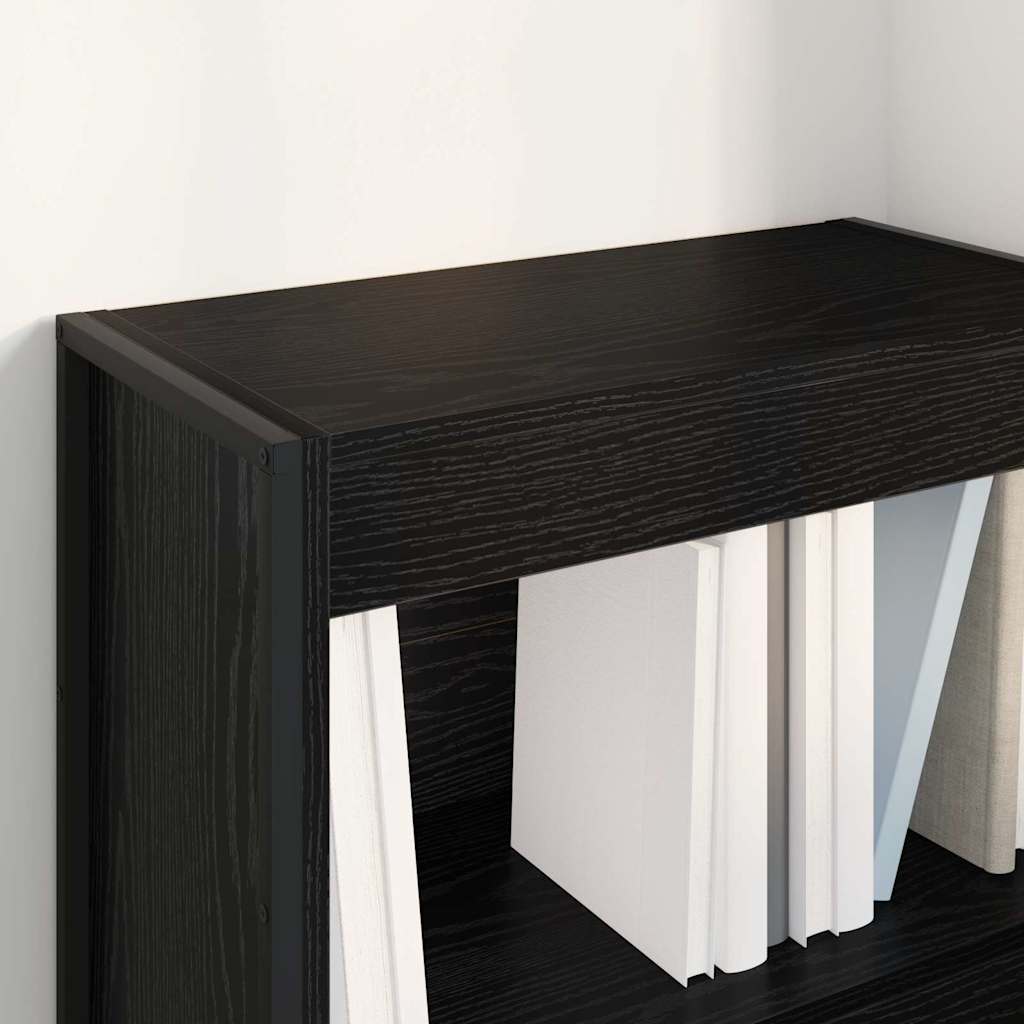 vidaXL Szafka na książki Czarny Dąb 60 x 30 x 86,5 cm