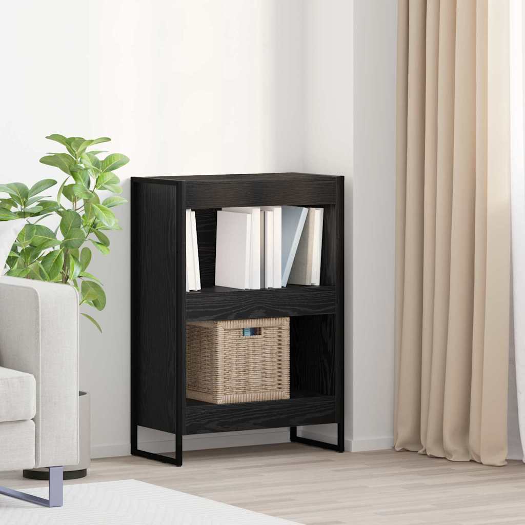 vidaXL Szafka na książki Czarny Dąb 60 x 30 x 86,5 cm