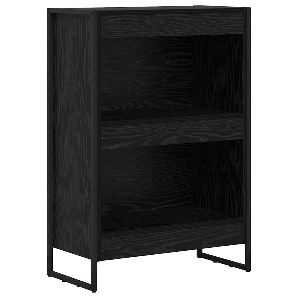 vidaXL Szafka na książki Czarny Dąb 60 x 30 x 86,5 cm