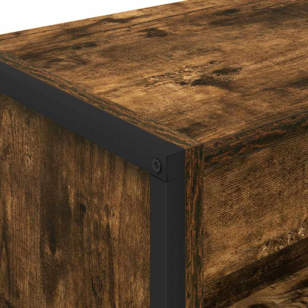 vidaXL Szafka na książki Dąb dymny 60 x 30 x 86,5 cm