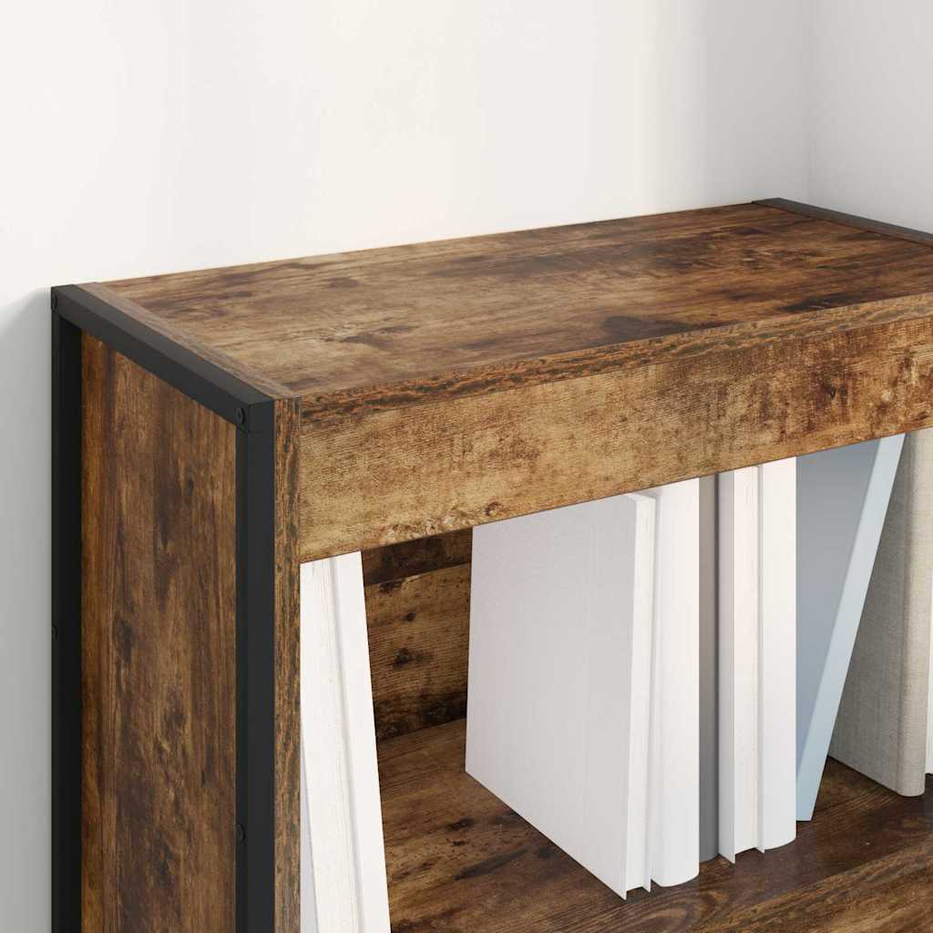 vidaXL Szafka na książki Dąb dymny 60 x 30 x 86,5 cm