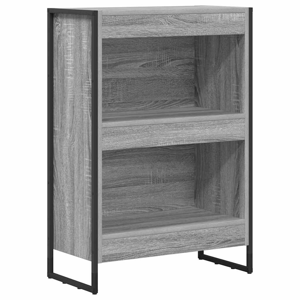 vidaXL Szafka na książki Szary Sonoma 60 x 30 x 86,5 cm