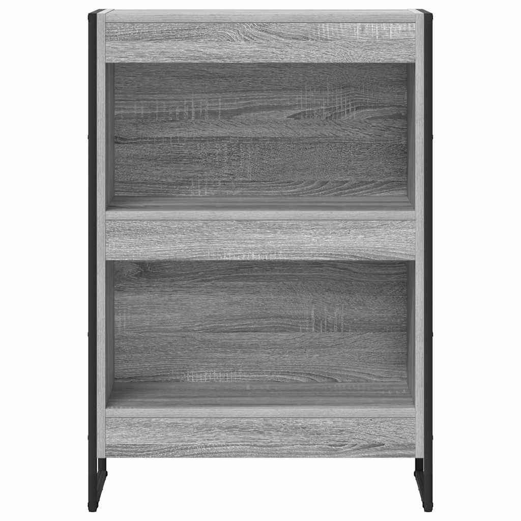 vidaXL Szafka na książki Szary Sonoma 60 x 30 x 86,5 cm