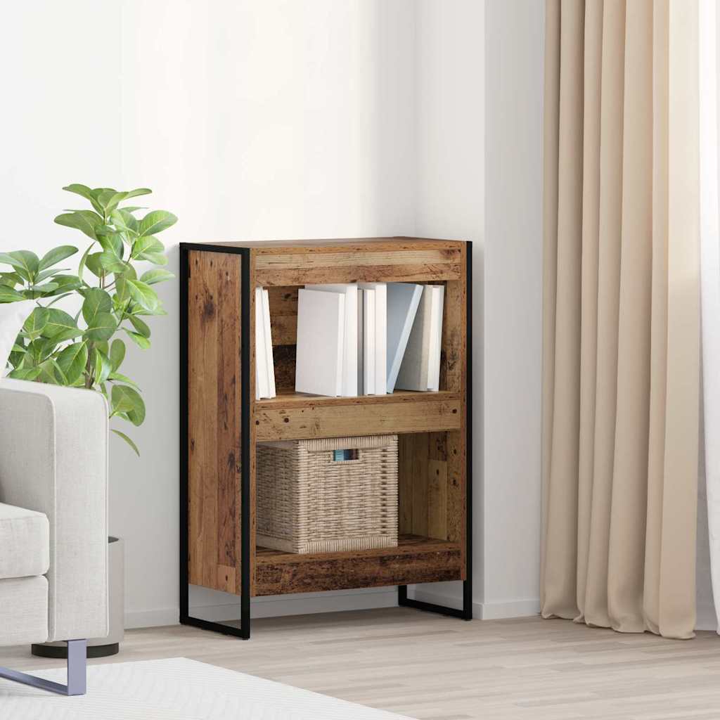 vidaXL Szafka na książki Stare drewno 60 x 30 x 86,5 cm