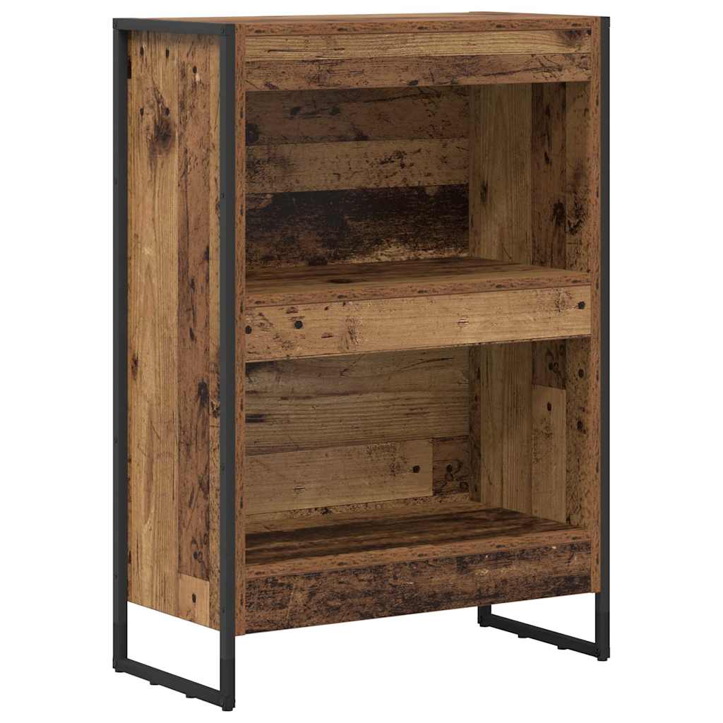 vidaXL Szafka na książki Stare drewno 60 x 30 x 86,5 cm